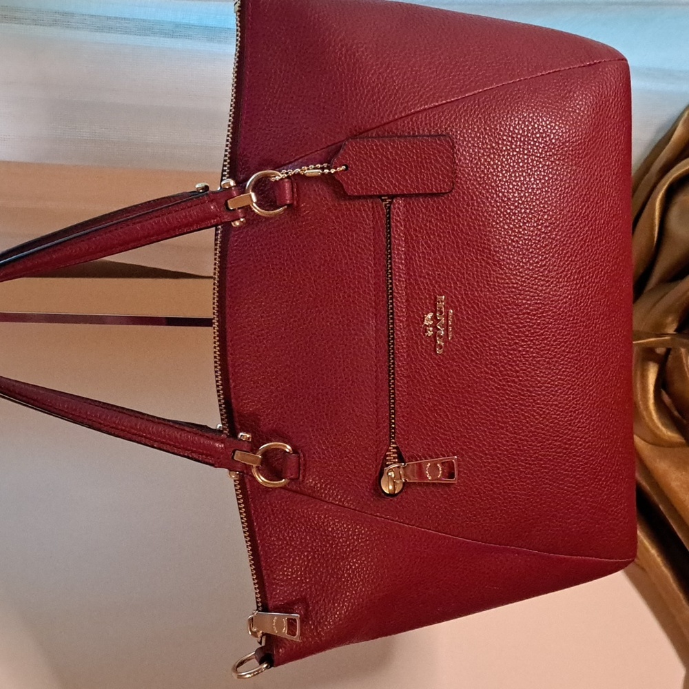 NEW Coach  Prairie Burgundy Satchel and Crossbody Excellent Condition - Picture 7 of 14